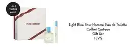 Jean Coutu Light Blue Pour Homme Eau de Toilette Gift Set offer