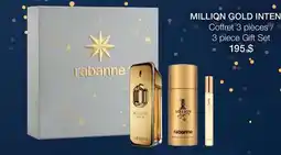 Jean Coutu MILLION GOLD INTEN 3 piece Gift Set offer