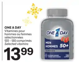 Brunet ONE A DAY Vitamines pour hommes ou femmes sélectionnées offer