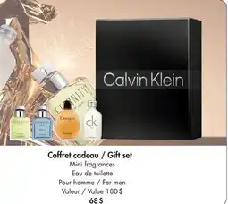 Jean Coutu Calvin Klein Gift set Mini fragrances / For men offer
