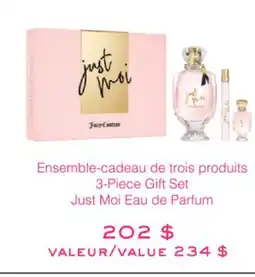 Jean Coutu Just Moi Eau de Parfum 3-Piece Gift Set offer