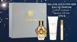 Jean Coutu MILLION GOLD FOR HER EAU DE PARFUM 3 piece Gift Set offer