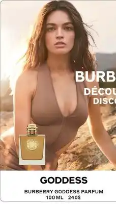 Jean Coutu Burberry Goddess Parfum 100 ML offer