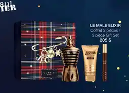 Jean Coutu Jean Paul Gaultier LE MALE ELIXIR 3 piece Gift Set offer