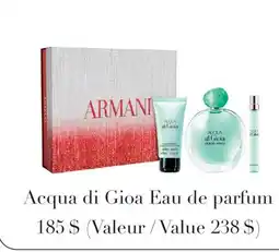Jean Coutu Acqua di Gioa Eau de parfum offer