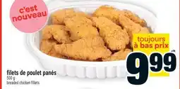 Super C filets de poulet panés | breaded chicken fillets offer