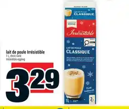 Super C lait de poule Irrésistible | Irrésistible eggnog offer