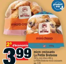 Super C micro croissants | La Petite Bretonne micro croissants offer