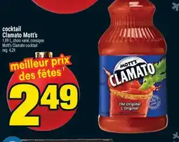 Super C COCKTAIL CLAMATO MOTT'S | MOTT'S CLAMATO COCKTAIL offer