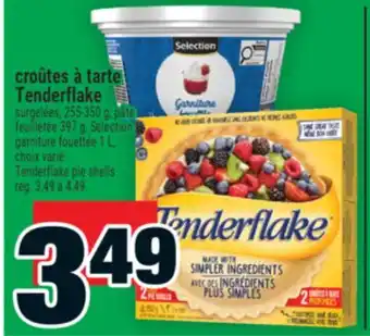 Super C croûtes à tarte Tenderflake | Tenderflake pie shells offer
