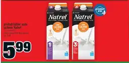 Super C produit laitier sans lactose Natrel | Natrel lactose free dairy product offer