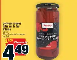 Super C POIVRONS ROUGES RÔTIS SUR LE FEU PILAROS | PILAROS FIRE ROASTED RED PEPPERS offer