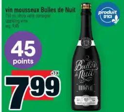 Super C vin mousseux Bulles de Nuit | sparkling wine offer