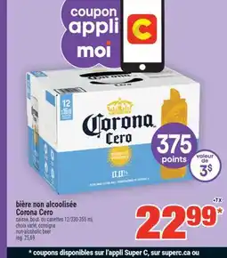 Super C bière non alcoolisée Corona Cero | non-alcoholic beer offer