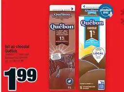 Super C lait au chocolat Québon | Québon chocolate milk offer