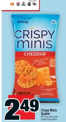 Super C CRISPY MINIS QUAKER | QUAKER CRISPY MINIS offer