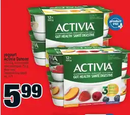 Super C yogourt Activia Danone | Danone Activia yogurt offer