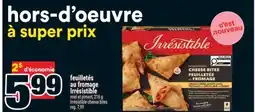 Super C feuilletés au fromage Irrésistible | Irrésistible cheese bites offer