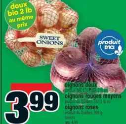 Super C oignons doux ou oignons rouges moyens ou oignons roses | onions offer