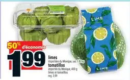 Super C limes tomatillos | limes or tomatillos offer