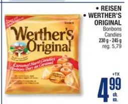 Jean Coutu REISEN, WERTHER'S ORIGINAL Bonbons Candies offer