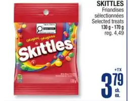 Jean Coutu SKITTLES Selected treats offer