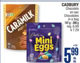 Jean Coutu CADBURY Chocolates in a bag offer