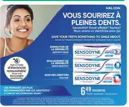 Jean Coutu SENSODYNE Selected products offer
