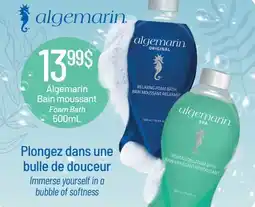 Jean Coutu ALGEMARIN Foam Bath offer