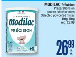 Jean Coutu MODILAC Selected powdered mixes offer