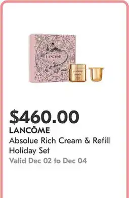 Pharmaprix Absolue Rich Cream & Refill Holiday Set offer
