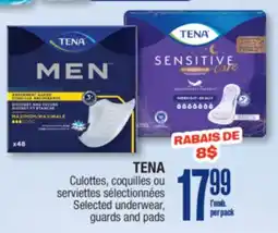 Jean Coutu TENA Selected underwear, guards and pads offer