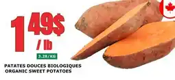 Marches Tau PATATES DOUCES BIOLOGIQUES offer