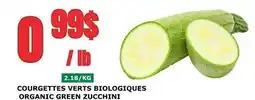 Marches Tau COURGETTES VERTS BIOLOGIQUE offer
