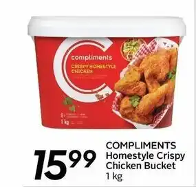 Safeway Compliments Homestyle Crispy Chicken Bucket offer