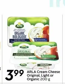 Safeway Arla Cream Cheese Original, Light or Organic offer