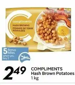 Safeway Compliments Hash Brown Potatoes offer