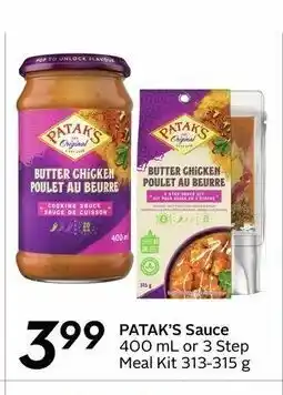 Safeway Patak's Sauce offer