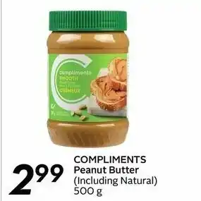 Safeway Compliments Peanut Butter offer