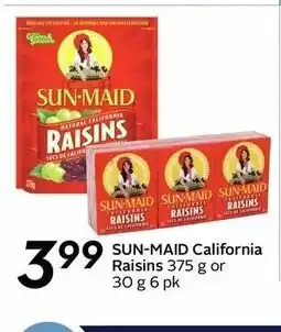 Safeway Sun-Maid California Raisins offer