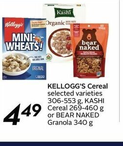 Safeway Kellogg's Cereal offer