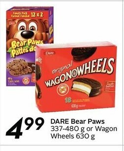 Safeway Dare Bear Paws offer