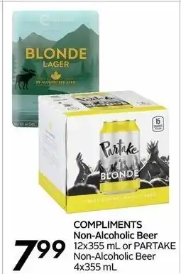 Safeway Compliments Non-Alcoholic Beer offer