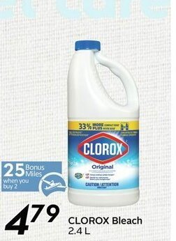 Safeway Clorox Bleach offer