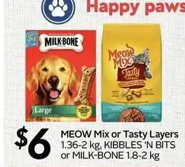 Safeway Meow Mix or Tasty Layers offer