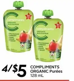 Safeway Compliments Organic Purées offer