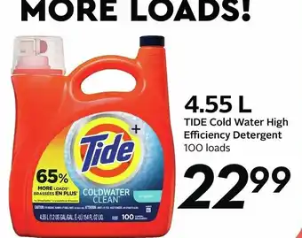 Safeway Tide Cold Water High Efficiency Detergent offer