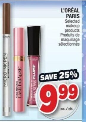 Jean Coutu L'Oréal Paris offer