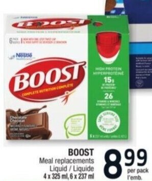 Jean Coutu Boost offer