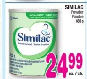 Jean Coutu Similac offer